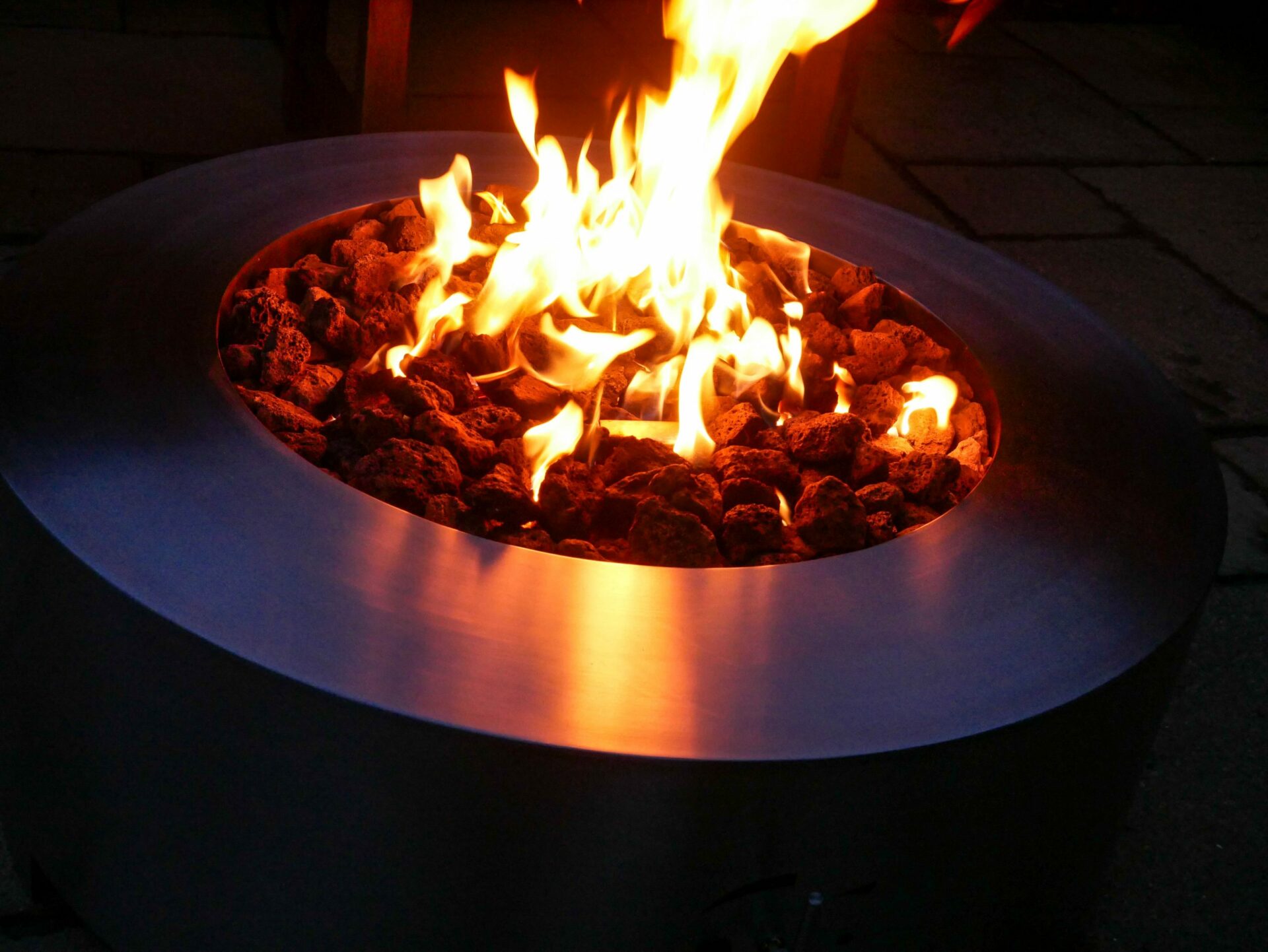 Gas Fire Pit Table Brightstar Fires, Saturn Fire Pit