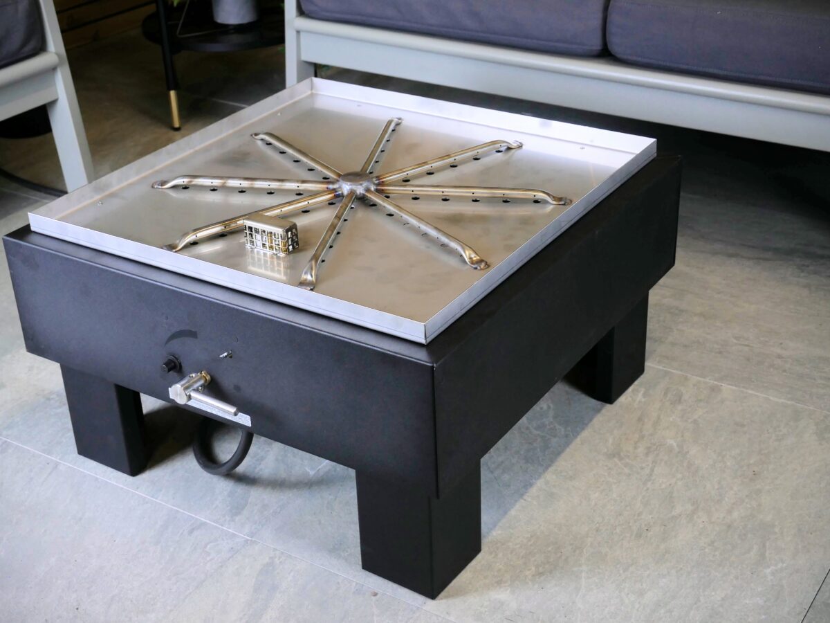 P1180209 Vega Gas Fire Pit - Square - Brightstar Fires - Image 3