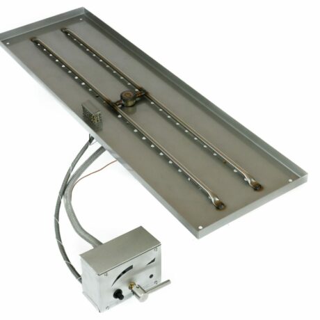 Brightstar Fires Rectangle Gas Fire Pit Burner Kit