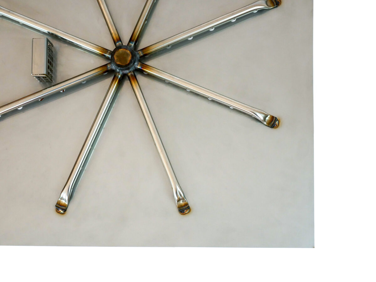 Square Gas Fire Pit Burner Kit Brightstar Fires