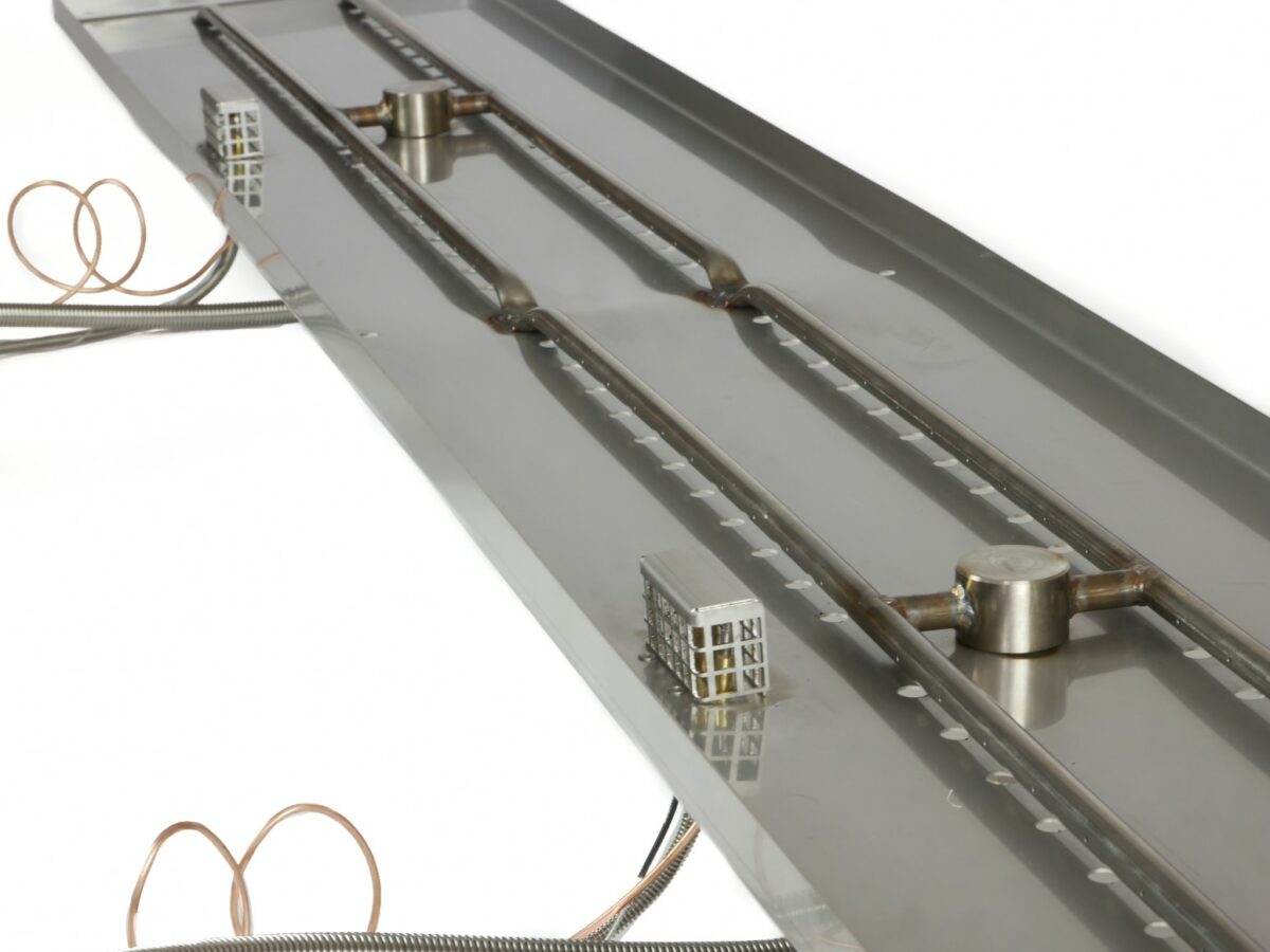 Brightstar Fires Rectangle Twin Gas Fire Pit Burner Kit 1 Brightstar Fires Rectangle Twin Gas Fire Pit Burner Kit