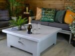 Callisto Gas Fire Pit Table - Zinc Square - Brightstar Fires - Image 3