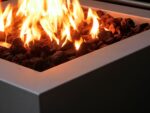 Callisto Gas Fire Pit Table - Zinc Square - Brightstar Fires - Image 5
