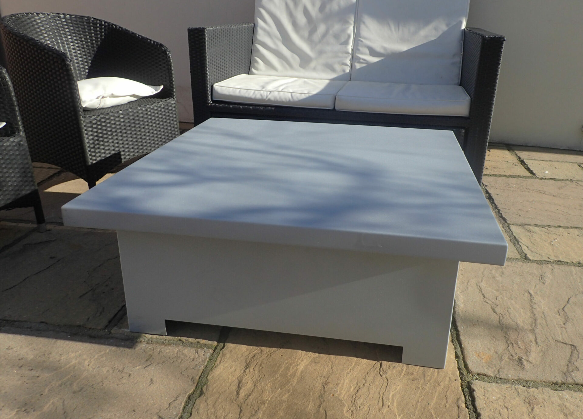 Calisto Square Gas Fire Pit Table, Fire Pit Table Uk