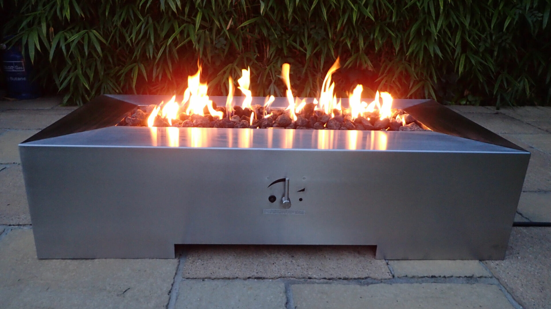 Orion Rectangle Gas Fire Pit Table, Fire Pits Uk
