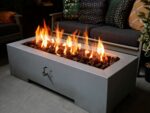 Titan Gas Fire Pit Table - Zinc Rectangle - Brightstar Fires - Image 4