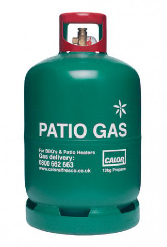 LPG bottle unsuitable for gas fire pit
