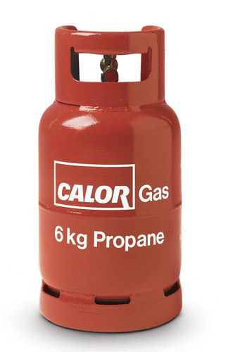 LPG bottle unsuitable for gas fire pit