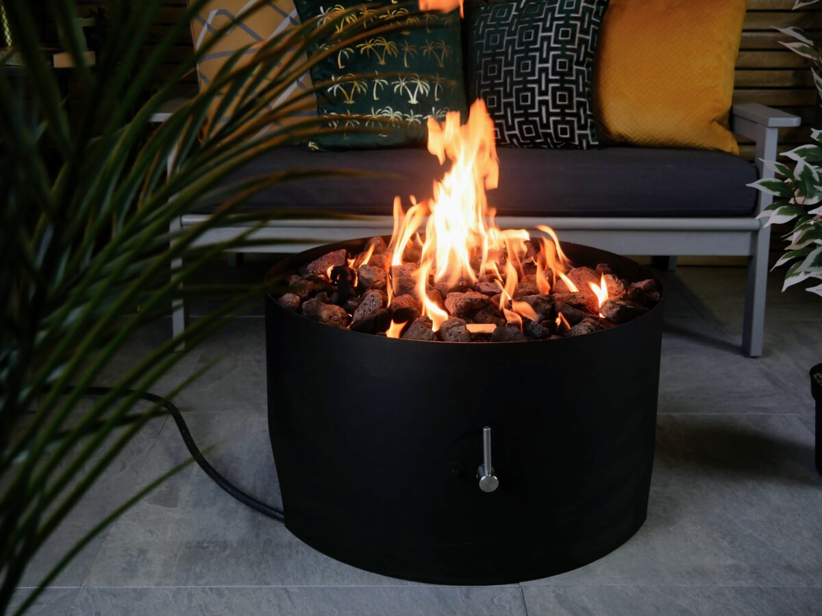 Atlas Round Gas Fire Pit - Brightstar Fires3 Atlas Gas Fire Pit - Round - Brightstar Fires - Image 4