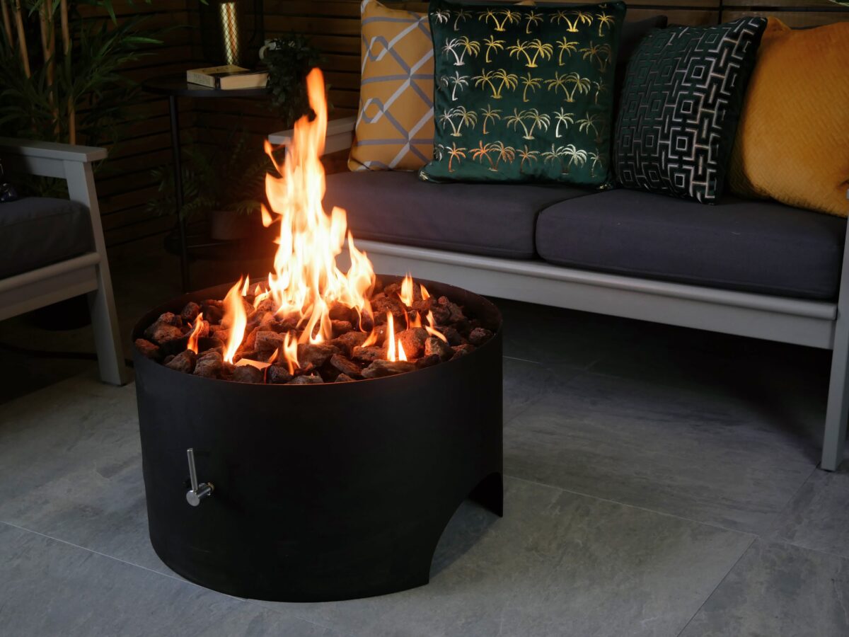 Atlas Round Gas Fire Pit - Brightstar Fires5 Atlas Gas Fire Pit - Round - Brightstar Fires - Image 7