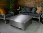 Callisto Gas Fire Pit Table - Stainless Steel Square - Brightstar Fires - Image 11