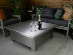 Callisto Gas Fire Pit Table - Stainless Steel Square - Brightstar Fires - Image 3