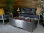 Titan Gas Fire Pit Table - Stainless Steel Rectangle - Brightstar Fires - Image 4