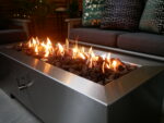 Titan Gas Fire Pit Table - Stainless Steel Rectangle - Brightstar Fires - Image 5