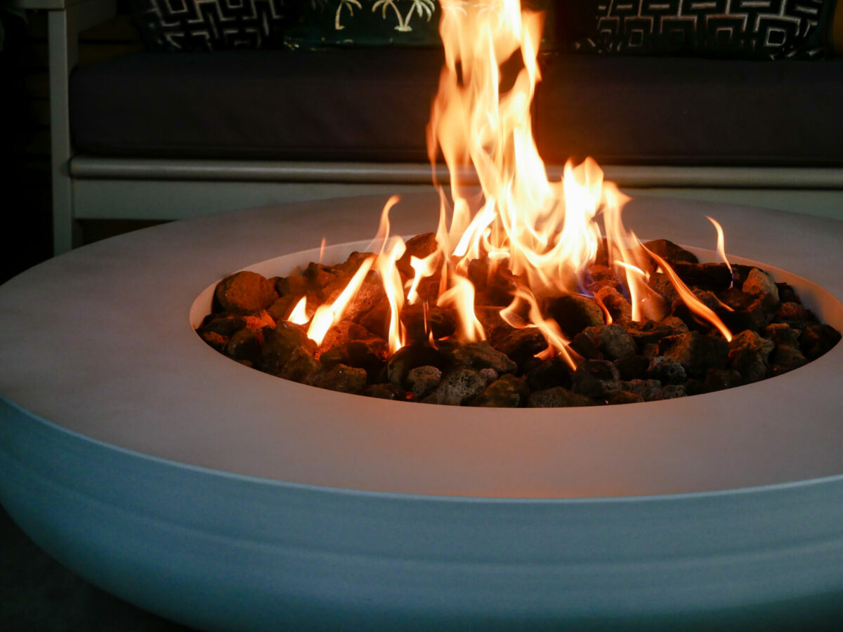 Brightstar-Fires-Lunar-Gas-Fire-Pit-Round-Table-Zinc-07 Lunar Gas Fire Pit Bowl Table - Brightstar Fires - Image 2