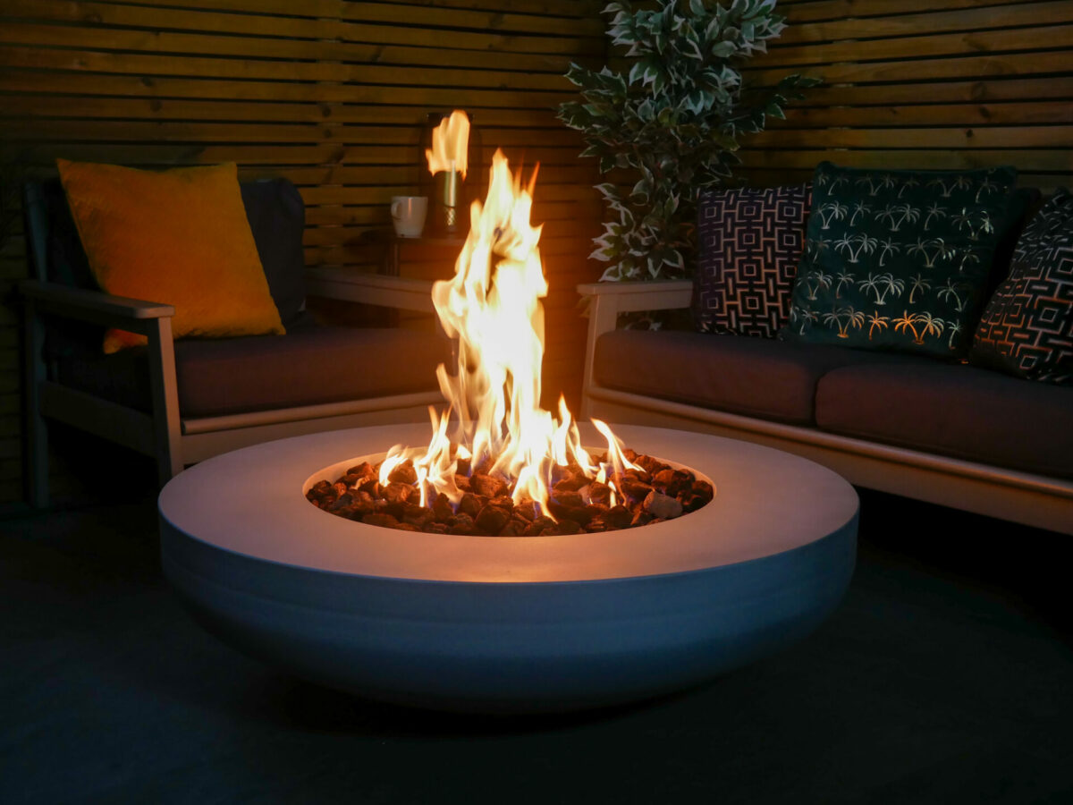 Brightstar-Fires-Lunar-Gas-Fire-Pit-Round-Table-Zinc-10 Lunar Gas Fire Pit Bowl Table - Brightstar Fires - Image 8