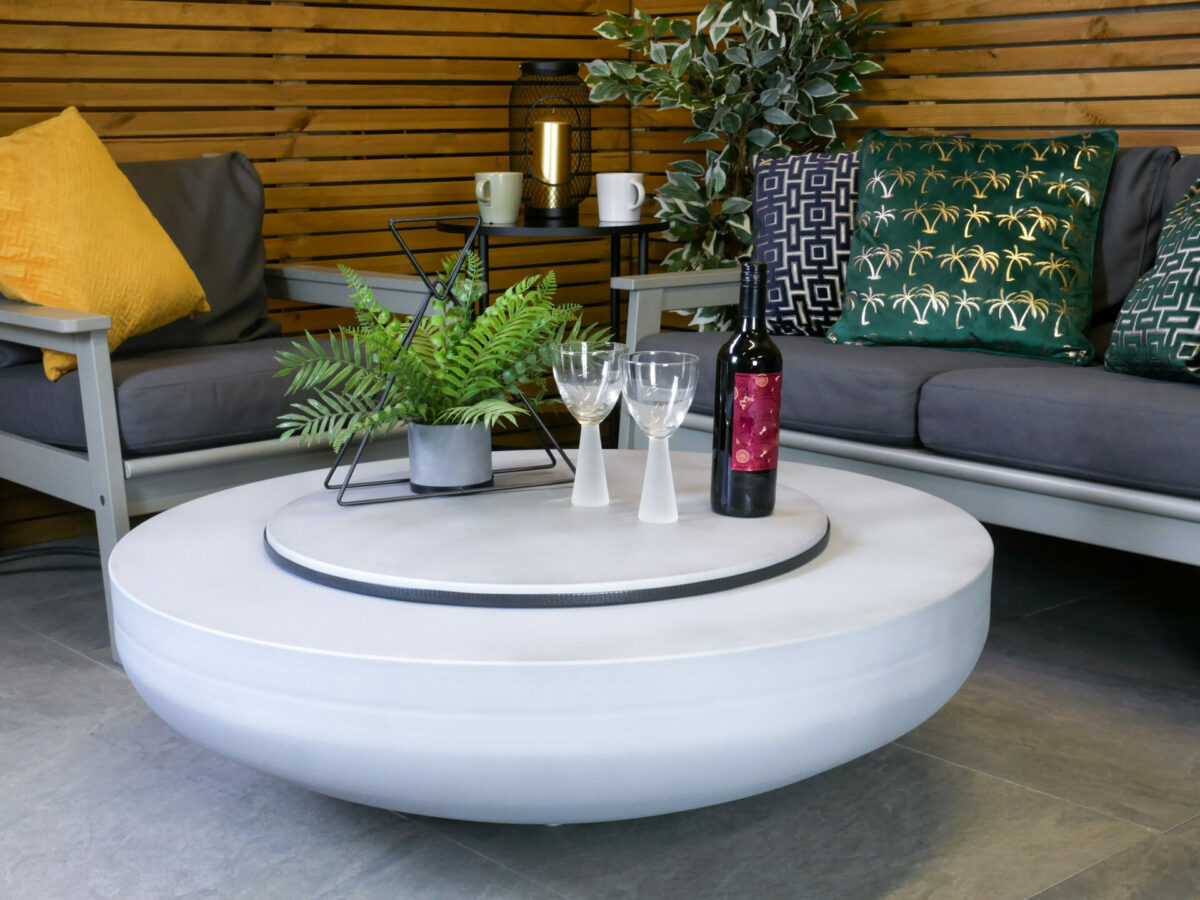 Brightstar-Fires-Lunar-Gas-Fire-Pit-Round-Table-Zinc-18 Lunar Gas Fire Pit Bowl Table - Brightstar Fires - Image 3