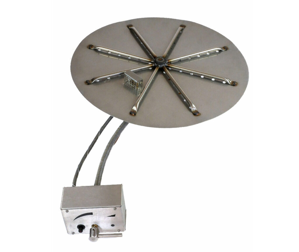 Brightstar Fires Round Gas Fire Pit Burner Kit