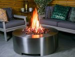 Saturn Gas Fire Pit Table - Round - Brightstar Fires