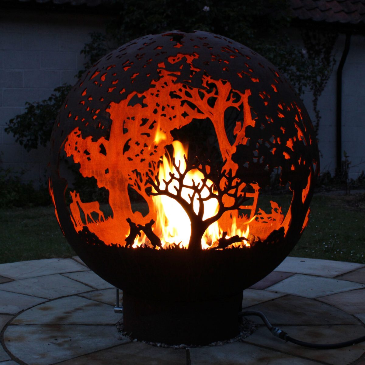 Brightstar-Fires-Fire-Sphere-Sculpture-Gas-Fire-Pit-English-Country-05 English Country Fire Sphere - Brightstar Fires - Image 3