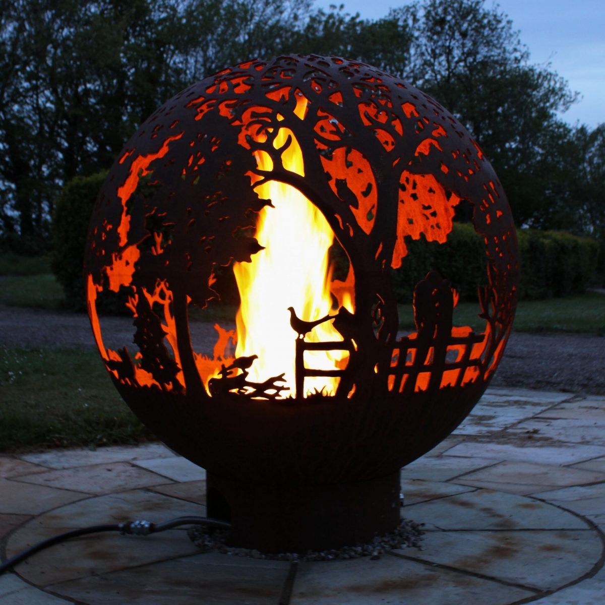 Brightstar-Fires-Fire-Sphere-Sculpture-Gas-Fire-Pit-English-Country-06 English Country Fire Sphere - Brightstar Fires - Image 5