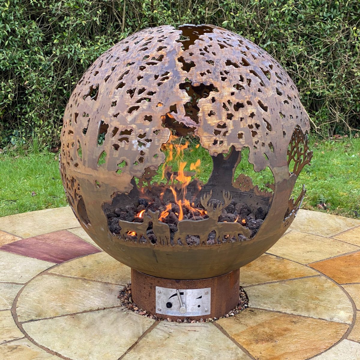 Brightstar-Fires-Fire-Sphere-Sculpture-Gas-Fire-Pit-English-Country-15 English Country Fire Sphere - Brightstar Fires - Image 12