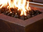 Titan Gas Fire Pit Table – Corten Rectangle – Brightstar Fires - Image 7