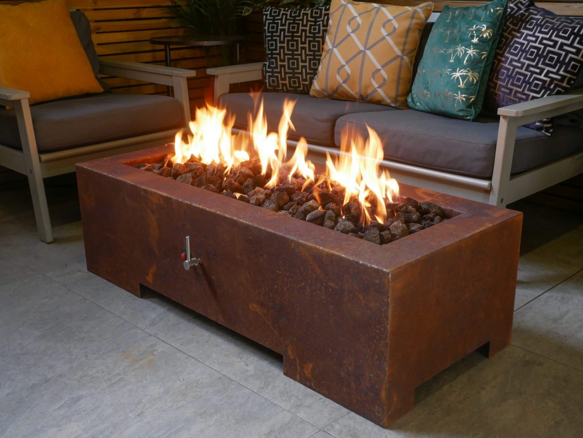 Brightstar-Fires-Gas-Fire-Pits-Titan-Corten-Rectangle-5 Titan Gas Fire Pit Table – Corten Rectangle – Brightstar Fires - Image 1