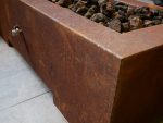 Titan Gas Fire Pit Table – Corten Rectangle – Brightstar Fires - Image 4