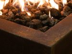 Callisto Gas Fire Pit Table – Corten Square – Brightstar Fires - Image 4