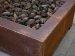 Callisto Gas Fire Pit Table – Corten Square – Brightstar Fires - Image 7