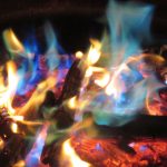Coloured Flame Pellets - Blue / Green - Image 4