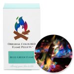 Coloured Flame Pellets - Blue / Green - Image 2