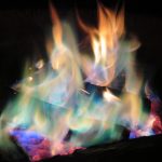 Coloured Flame Pellets - Blue / Green