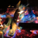 Coloured Flame Pellets - Blue / Green - Image 3