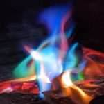 Coloured Flame Pellets - Electric Blue