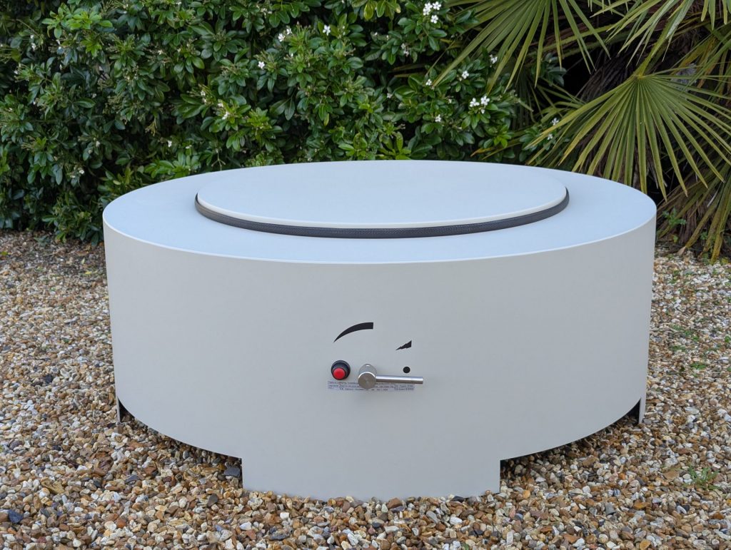 Brightstar-Fires-Saturn-Gas-Fire-Pit-Custom-Powdercoat-Finish-Pebble-Grey-7032-Textured-3